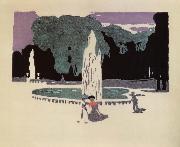 Wassily Kandinsky A Saint-cloudi Park oil